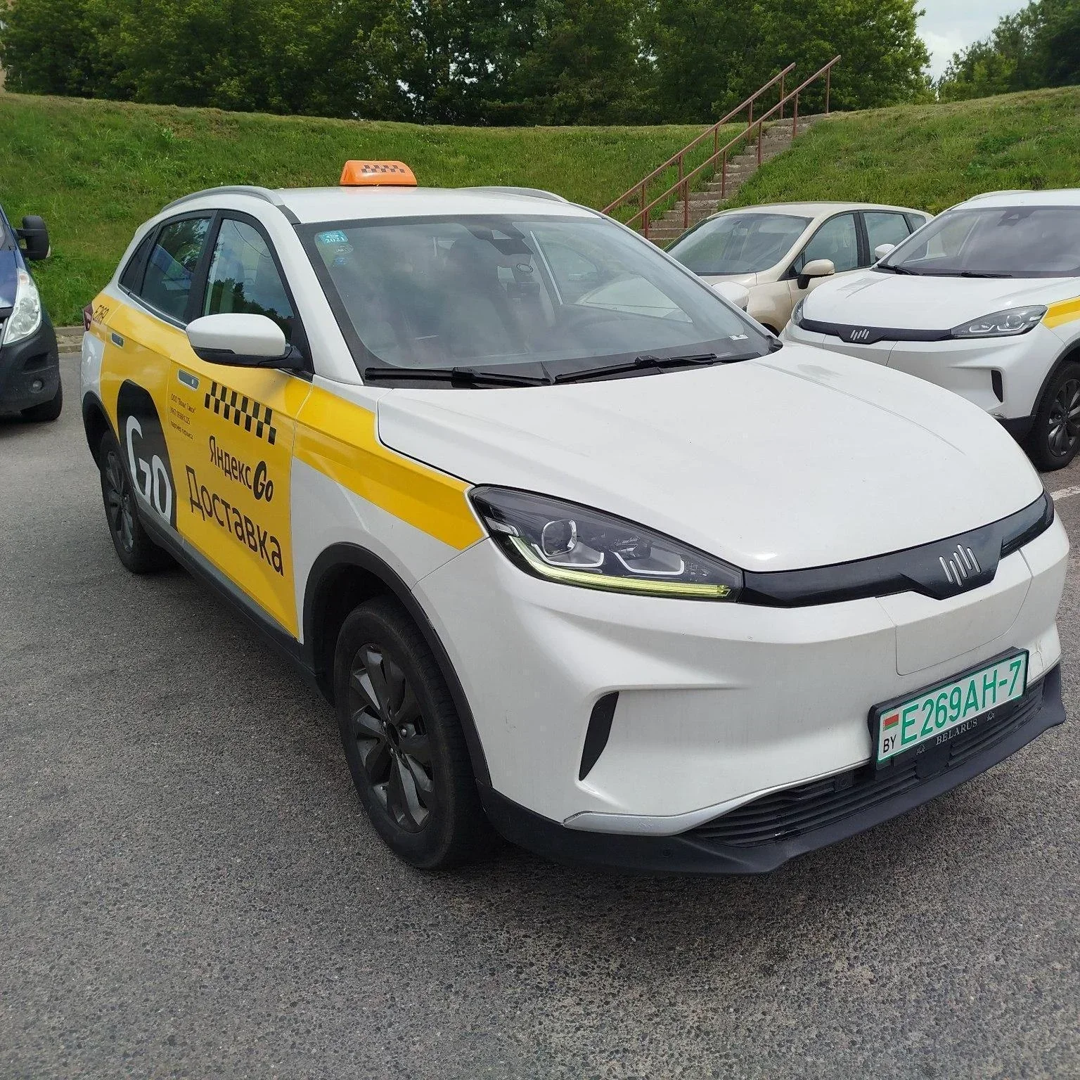 Высокий доход с электромобилем EX5 для такси